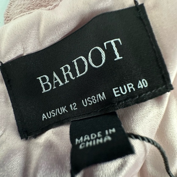 NWT Bardot Lina Lace Dress In Pink Rose - Picture 5 of 16